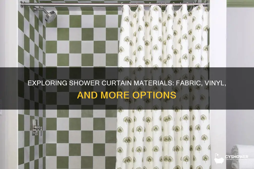 what is shower curtain made of