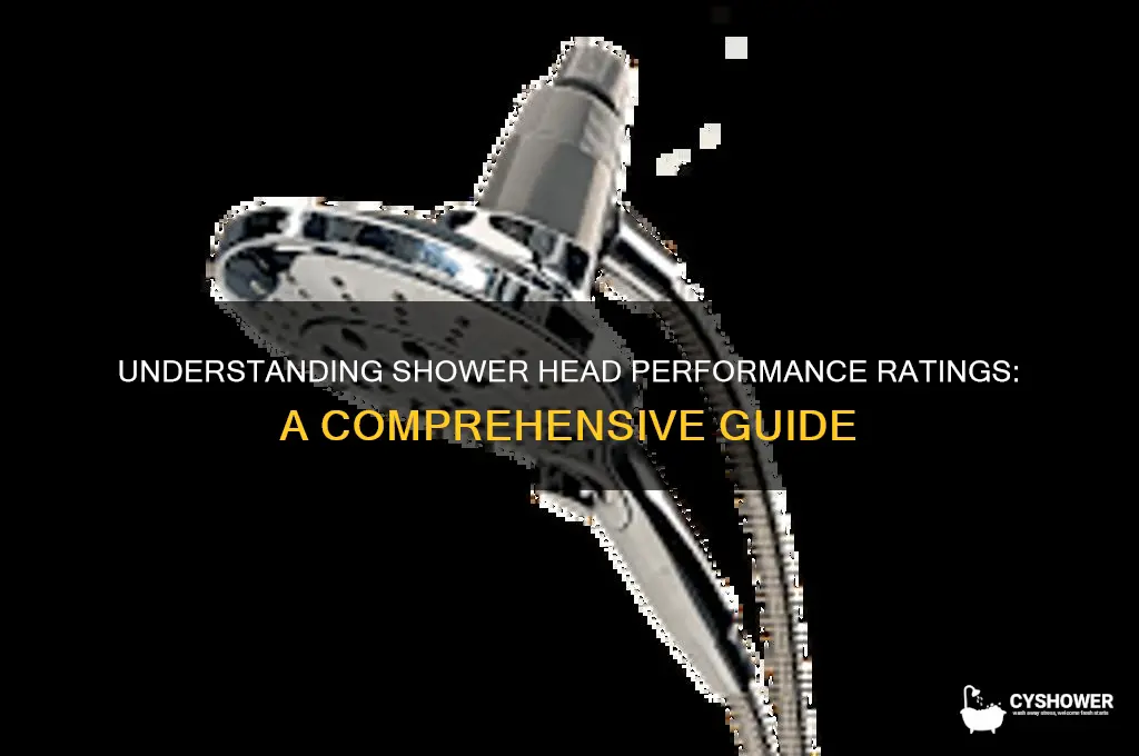 what is shower head performance rating