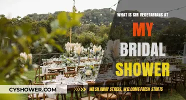 Sir Vegetarians at My Bridal Shower: A Creative Twist on Tradition