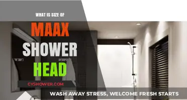 Discover the Perfect Maax Shower Head Size for Your Bathroom