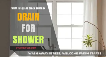 Understanding the Square Black Rough-In Drain for Showers: A Guide