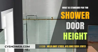 Standard Tub Shower Door Height: What You Need to Know