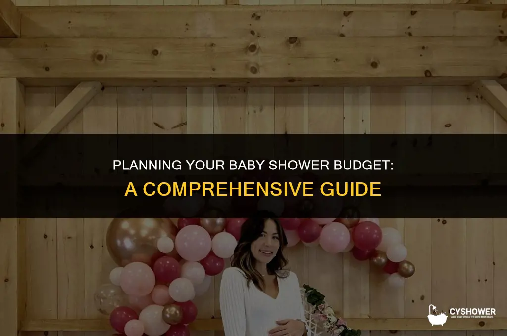 what is the average budget for a baby shower
