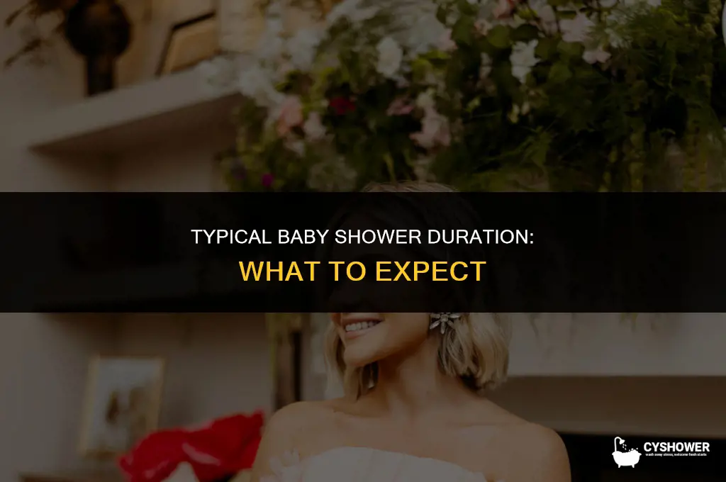 what is the average length of a baby shower