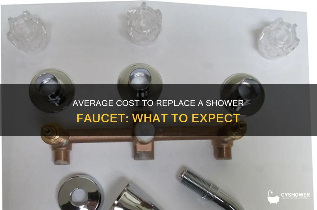what is the average price for replacing of shower faucet