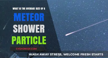 Unveiling the Tiny Titans: Average Meteor Shower Particle Size Explained