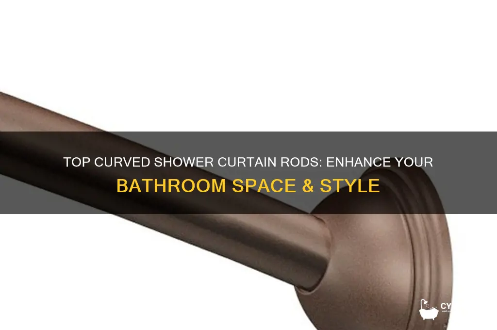 what is the best curved shower curtain rod