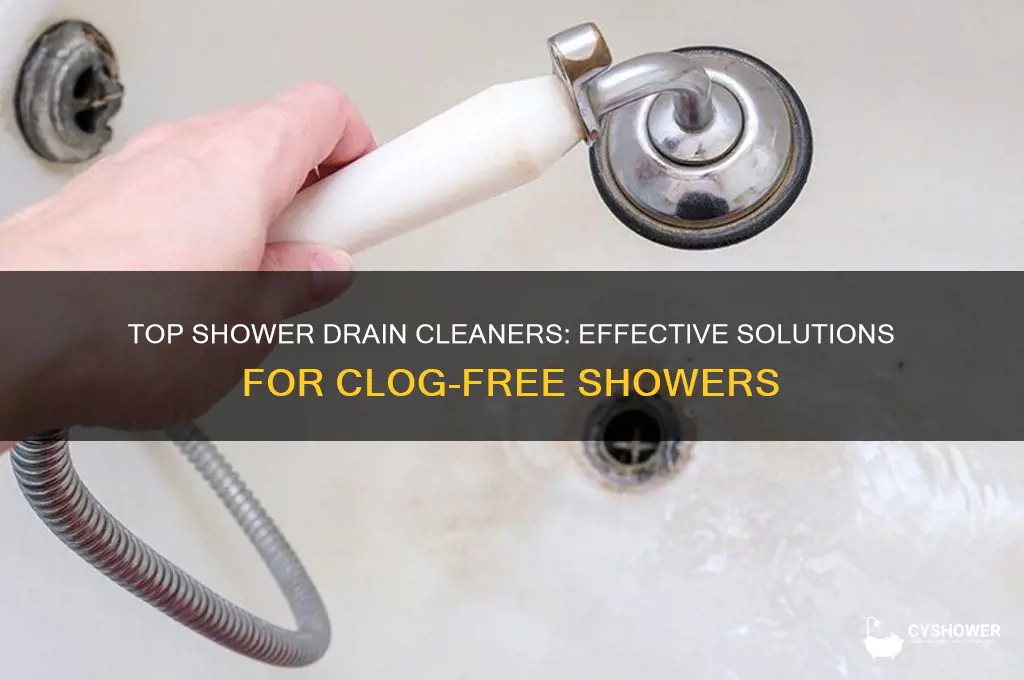 what is the best drain cleaner for a shower