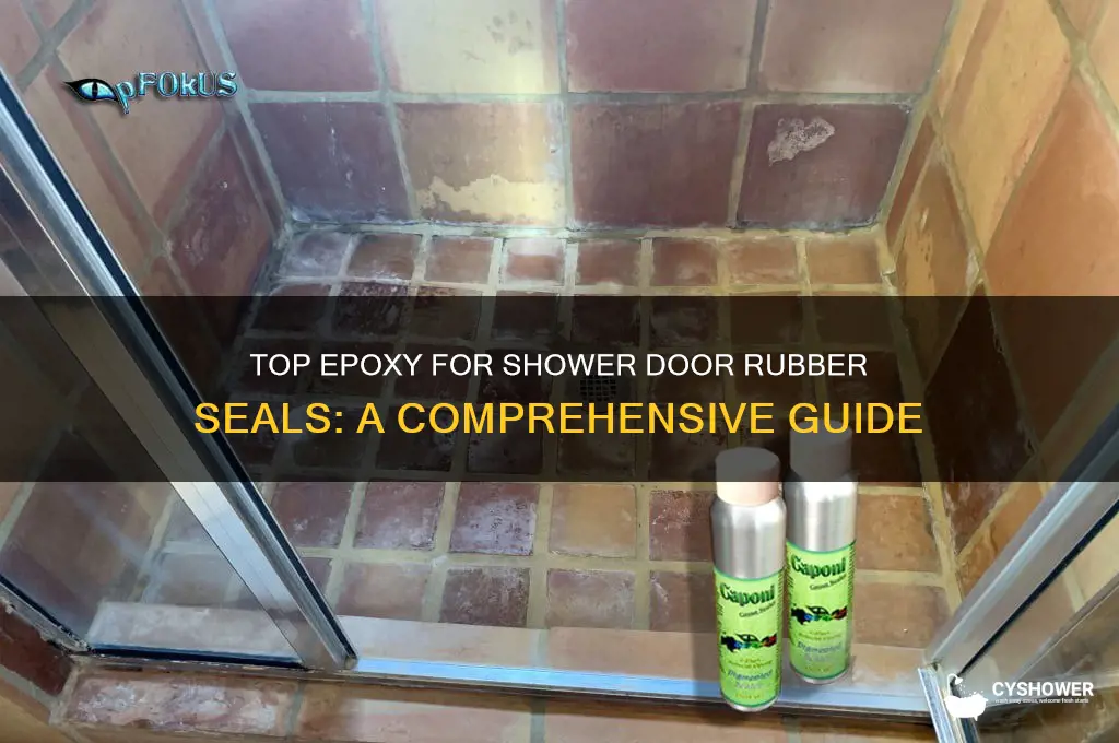 what is the best epoxy for shower door rubber seals