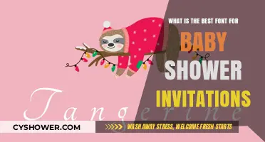 Choosing the Perfect Font for Your Baby Shower Invitations