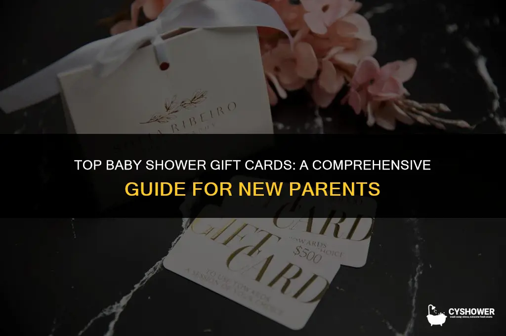 what is the best gift card for baby shower