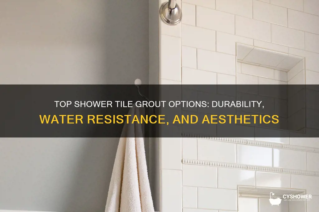 what is the best grout for shower tile