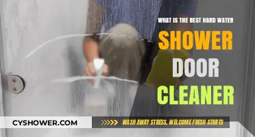 Effective Hard Water Shower Door Cleaner: Top Solutions for Spotless Glass