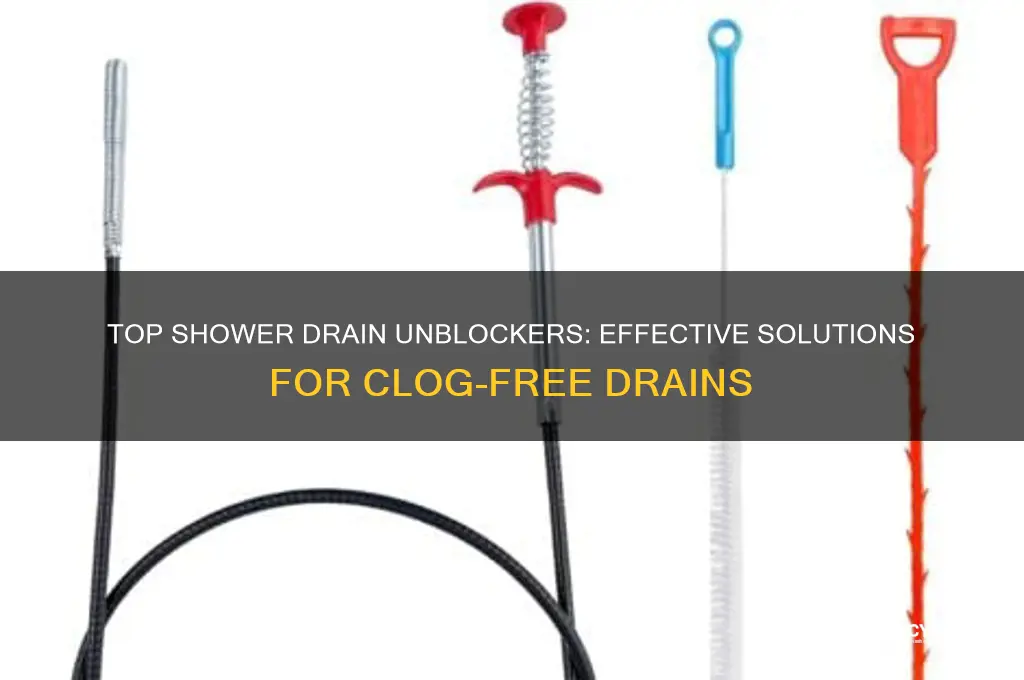 what is the best shower drain unblocker