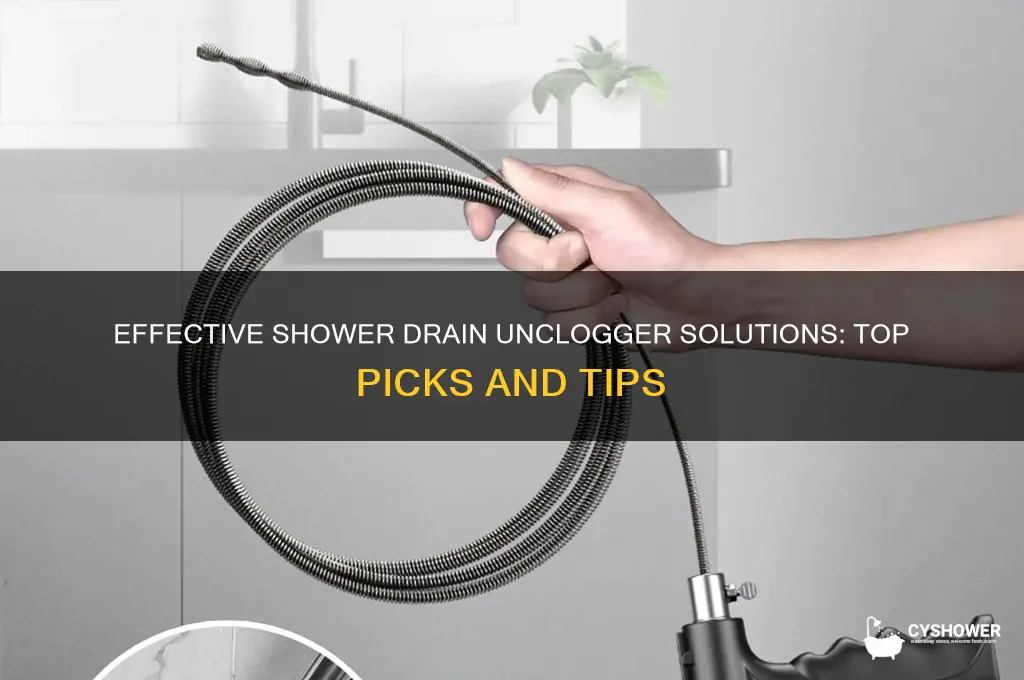 what is the best shower drain unclogger