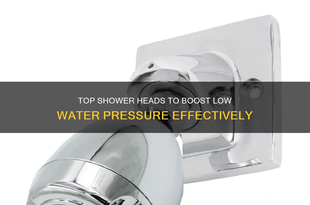 what is the best shower head for low pressure