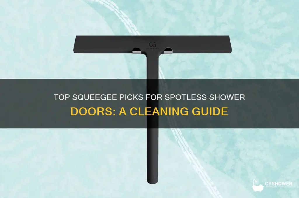what is the best squeegee for cleaning shower doors