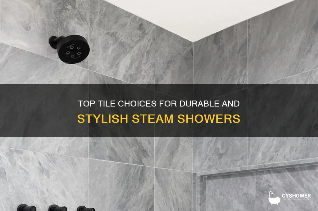what is the best tile for a steam shower