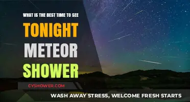 Best Time to Watch Tonight's Meteor Shower: Tips for Stargazers