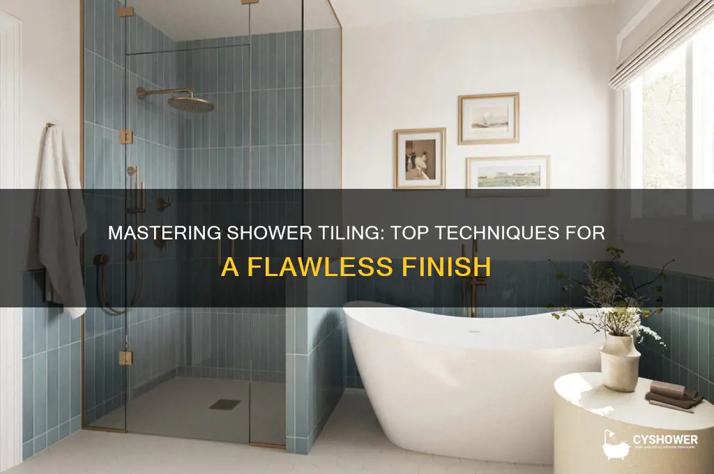 what is the best way to tile a shower