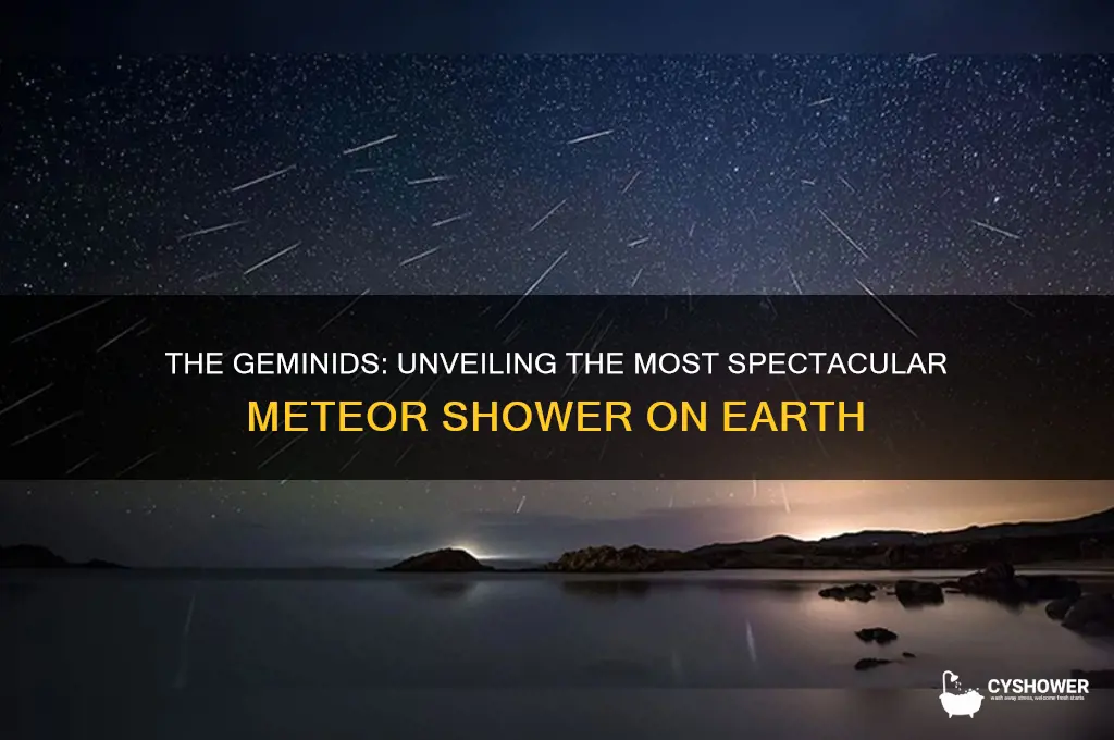 what is the biggest meteor shower