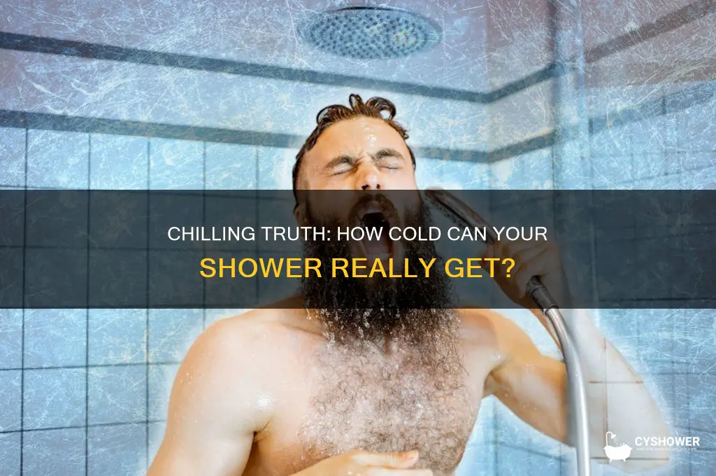 what is the coldest a shower can get