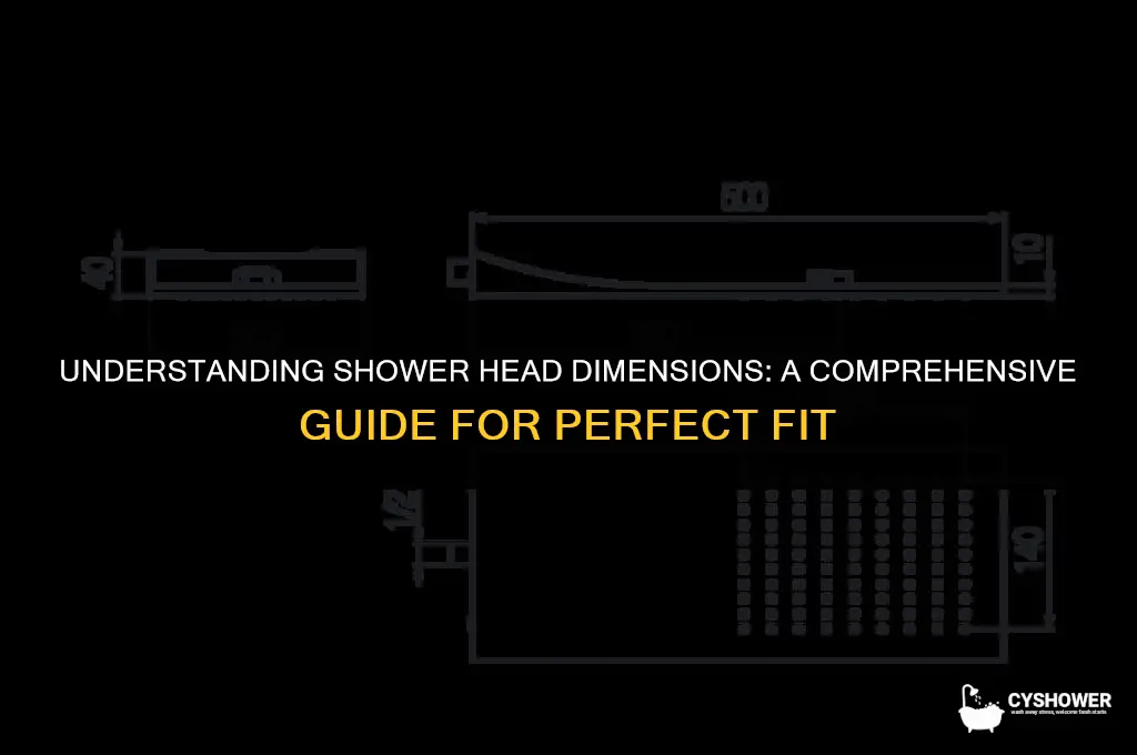 what is the demension for shower head