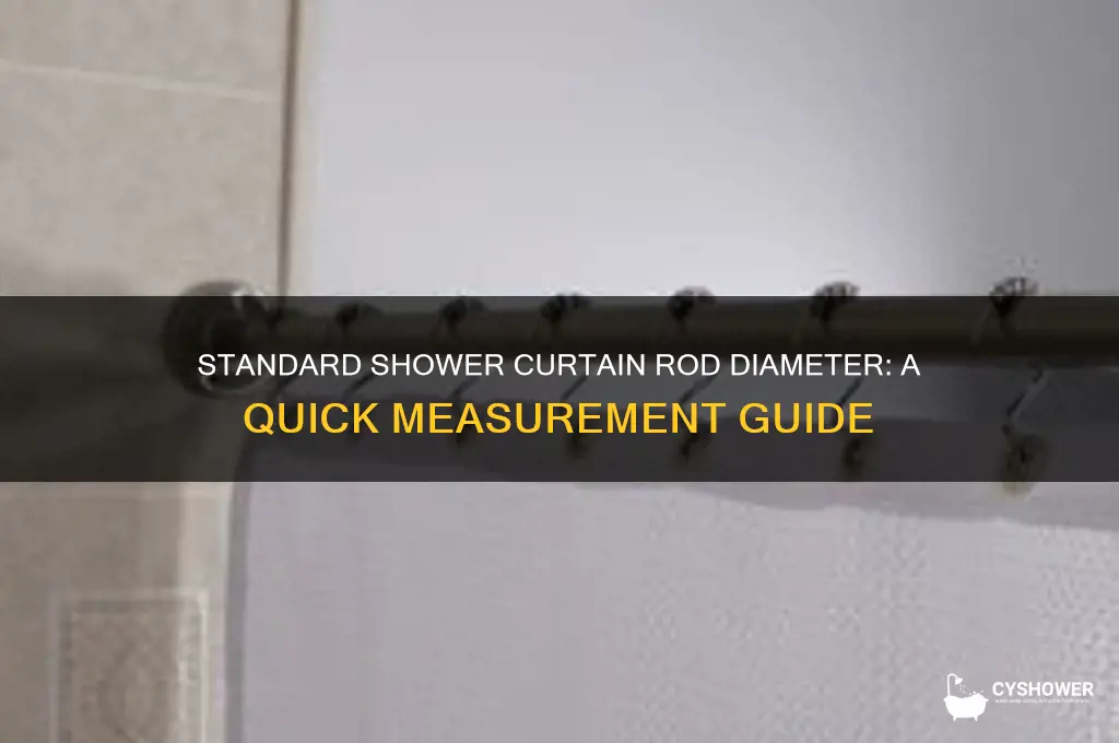 what is the diameter of a shower curtain rod