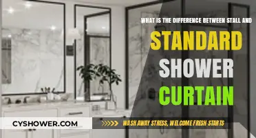 Stall vs. Standard Shower Curtains: Understanding the Key Differences