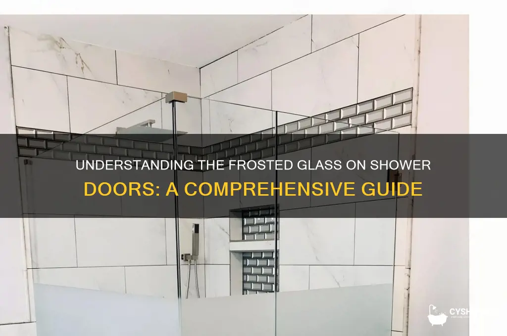 what is the fogged glass on shower doors called