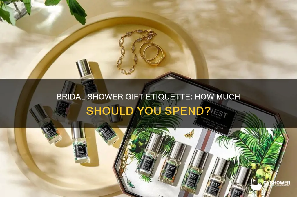 what is the going rate for bridal shower gifts