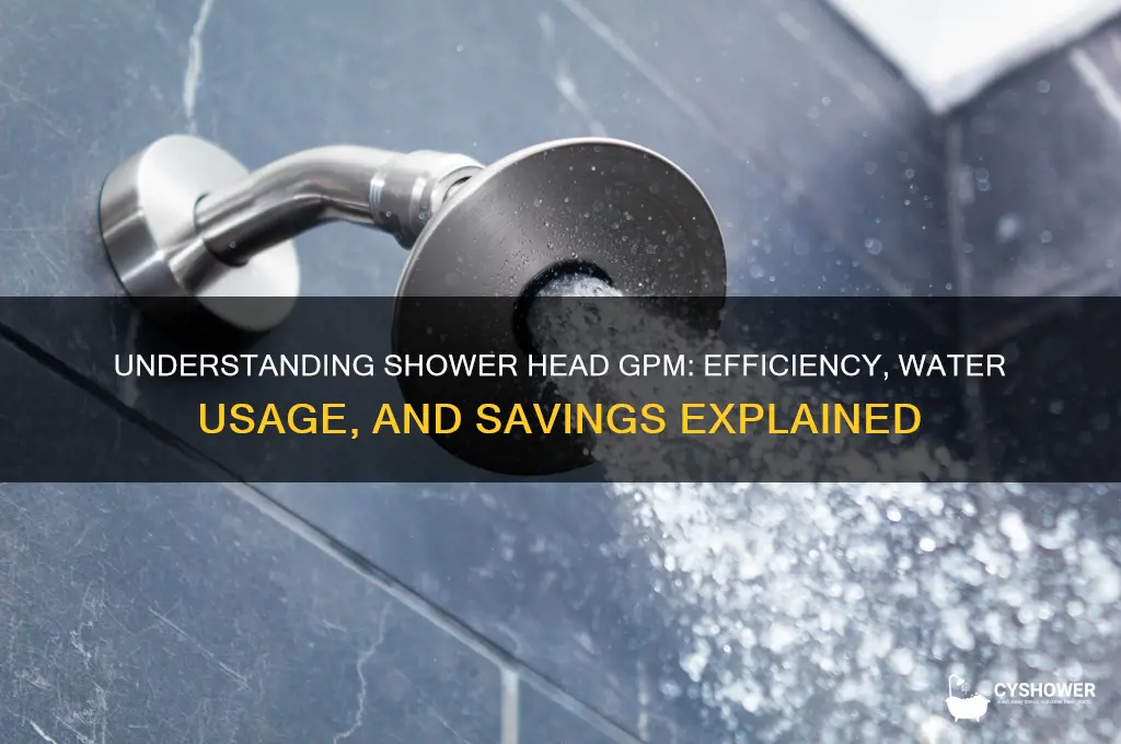 what is the gpm of a shower head