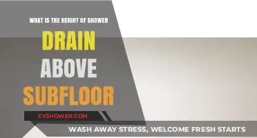 Optimal Shower Drain Height: Above Subfloor Installation Guide