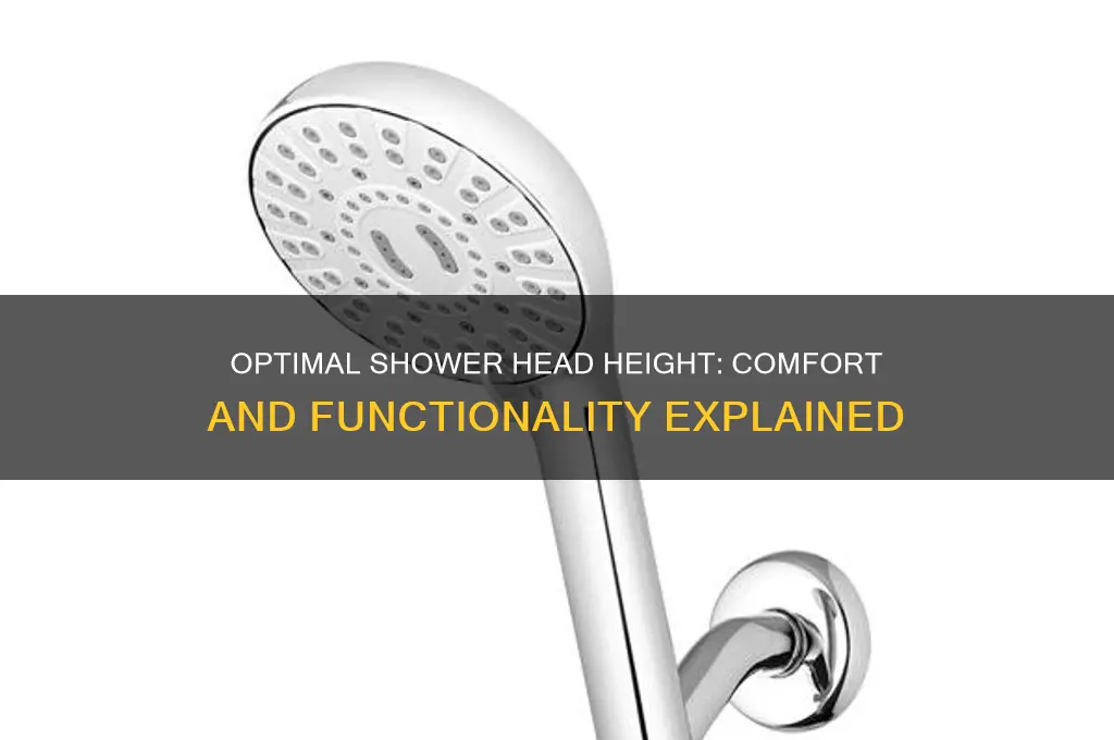 what is the hieght for shower head