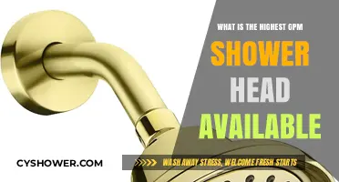 Discover the Highest GPM Shower Head for Maximum Water Flow
