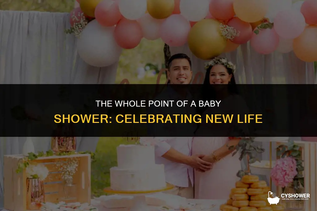 what is the hole point of a baby shower