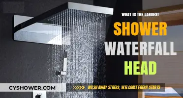 Discover the Ultimate Luxury: The Largest Shower Waterfall Head