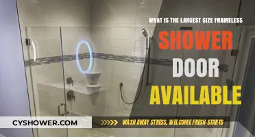 Maximize Your Bathroom: Discover the Largest Frameless Shower Door Size