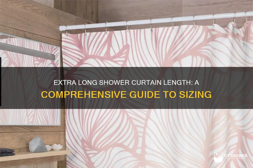 what is the length of an extra long shower curtain
