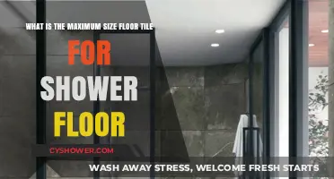 Optimal Shower Floor Tile Size: Maximizing Style and Functionality