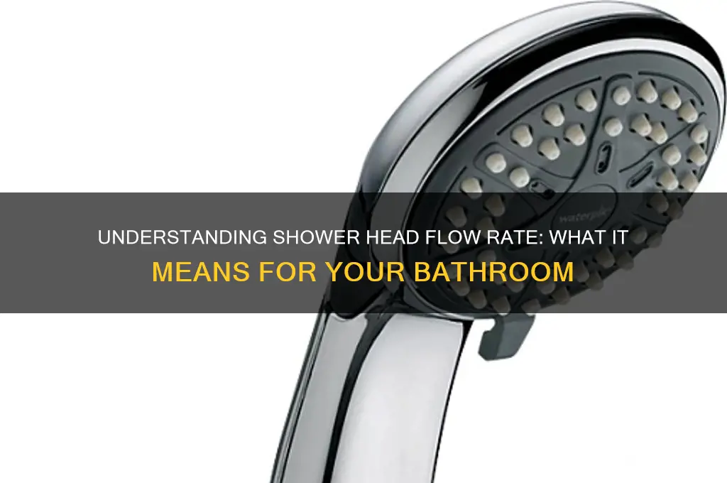 what is the meaning of flow rate on shower heads