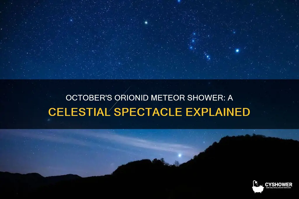 what is the meteor shower in october