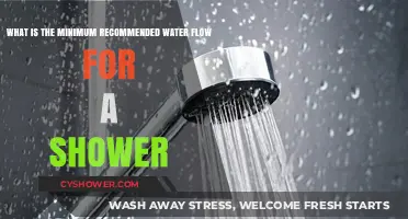 Optimal Shower Experience: Understanding Minimum Water Flow Requirements