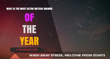 The Most Active Meteor Shower of the Year: A Celestial Spectacle