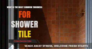 Optimal Shower Tile Thickness: Common Sizes for Durable Bathroom Designs