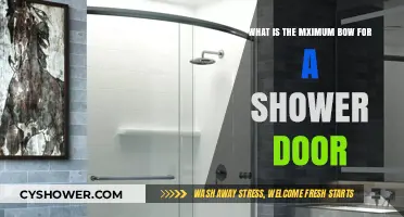 Optimal Shower Door Bow: Understanding Maximum Curvature for Functionality