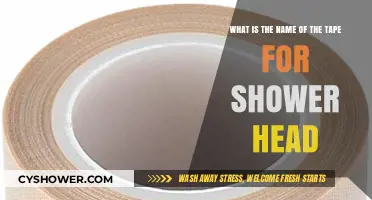 Shower Head Tape Name: What Is It Called and How to Use It