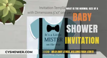 Ideal Dimensions for Baby Shower Invitations: A Comprehensive Guide