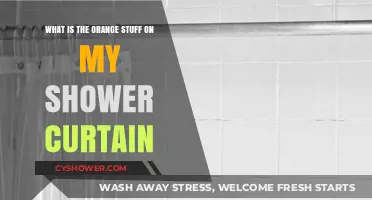 Unveiling the Mystery: What's That Orange Gunk on Your Shower Curtain?