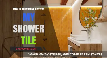 What's That Orange Gunk on Shower Tiles? Causes and Fixes
